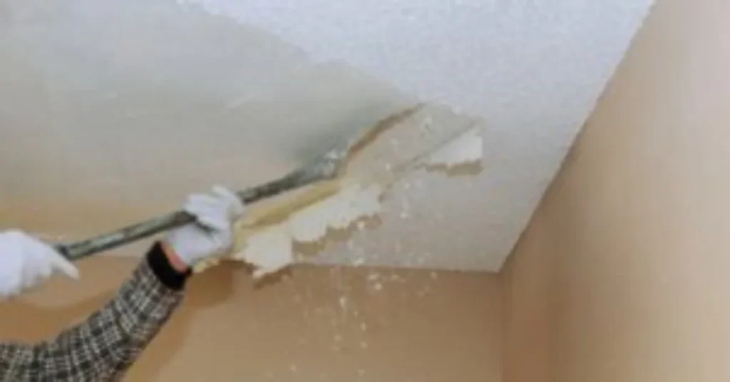 popcorn ceiling removal