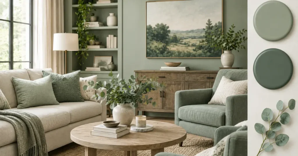 soft Sage and Eucalyptus