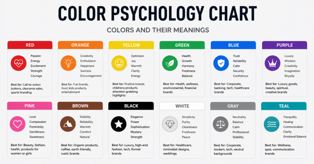 Color Psychology Chart