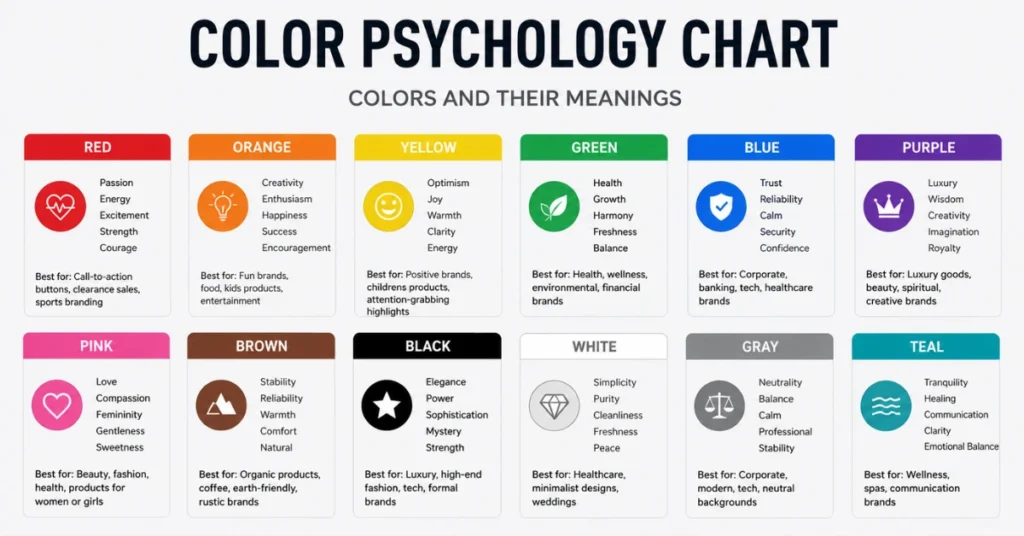 color psychology chart